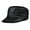 White line, variant on Genuine Leather Flat Top Army Cap Men Korean Leisure Men Real Sheepskin Single Thin Baseball Cap Warm Adjustable ,Unisex