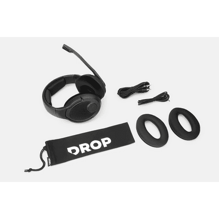 Drop + EPOS PC38X Gaming Headset Noise-Cancelling Microphone with Over-Ear Open-Back Design, Velour Earpads, Compatible with PC, PS4, PS5, Switch, Xbox, Mac, Mobile, and More (Black) (B09Q7SZHKG)