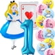 thumbnail image 2 of Juego de globos con números de póquer grandes de Alicia en el país de las maravillas de 32 pulgadas, color rosa y azul, regalos para niñas, decoración para fiestas de cumpleaños, suministros para baby, 2 of 5
