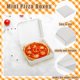 thumbnail image 4 of 50 cajas de pizza mini cajas de postre para fiestas, panaderías y entrega de alimentos, celebraciones, cumpleaños de Navidad (blanco), 4 of 4
