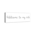 thumbnail image 2 of Creative Products Welcome to my Crib 12x36 Canvas Wall Art, 2 of 5