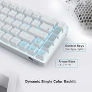 Royal Kludge RK68 White Wireless Swappable Keyboard Brown Switch USB22_WBRI