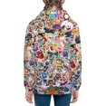 Kirby Kids Zip Up Hoodies for Boys Girls Novelty Hooded Sweatshirt with