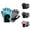 Blue, variant on VOUZZA Kids Outdoor Cycling Gloves Half Finger Breathable Non Slip Sports Mittens For Boys Girls Biking Skating Bicycling Accessories