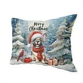 thumbnail image 2 of Merry Christmas French Bulldog Enjoys Woofmas Winter Xmas Holiday Pillow Cushion Double Sided Dog Lover Gifts Throw Pillow - 02022, 2 of 4