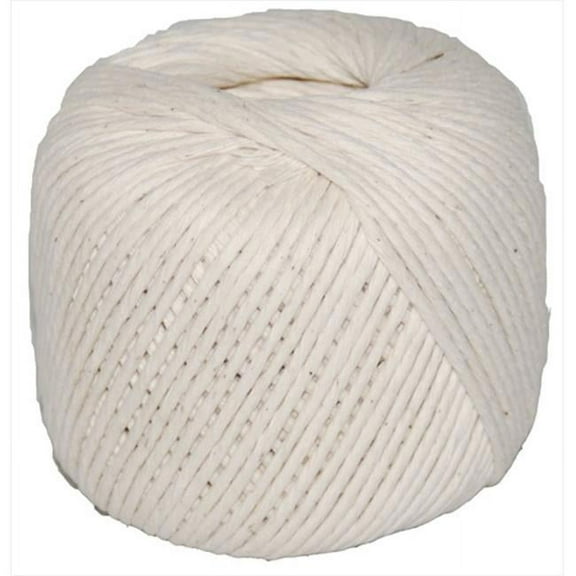 T.W . Evans Cordage #18 POLISHED BEEF COTTON TWINE 690' BALL