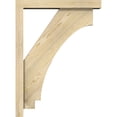 thumbnail image 3 of Ekena Millwork 4"W x 22"D x 30"H Imperial Block Rough Sawn Bracket w/ Offset Brace, Douglas Fir, 3 of 25
