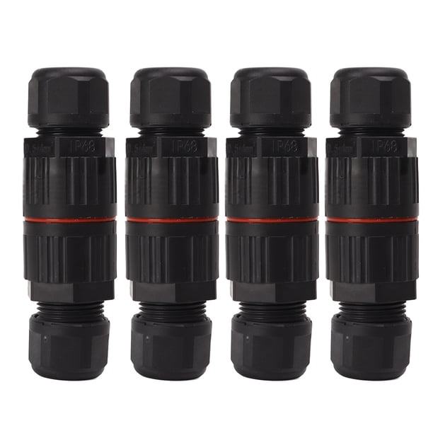 Conector 4 Uds Conectores De Cable 5 Núcleos IP68 Tornillo Impermeable Engarzado PA66 Conector De Cable De Enchufe De Aviación 450V 32A