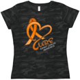 thumbnail image 3 of Inktastic Cure- Kidney Cancer Awareness orange ribbon Women's T-Shirt, 3 of 5