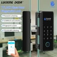 thumbnail image 2 of Bluetooth Unlock Control Smart Glass Door Lock Electronic Biometric Fingerprint Electric Password, 2 of 7