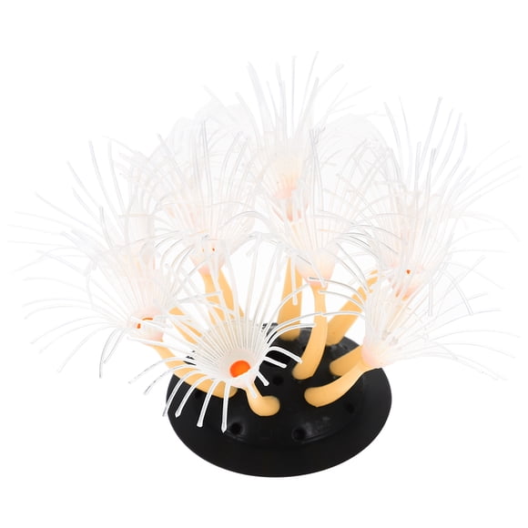 KAKOWELY Adorno de coral marino para acuario, decoración de pecera, decoración de coral marino de silicona, decoración de acuario