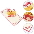 thumbnail image 3 of Pop Up Graduation Card3D Hollow Dragon Graduation Card 3D Greeting Pop Up Card, 3 of 8