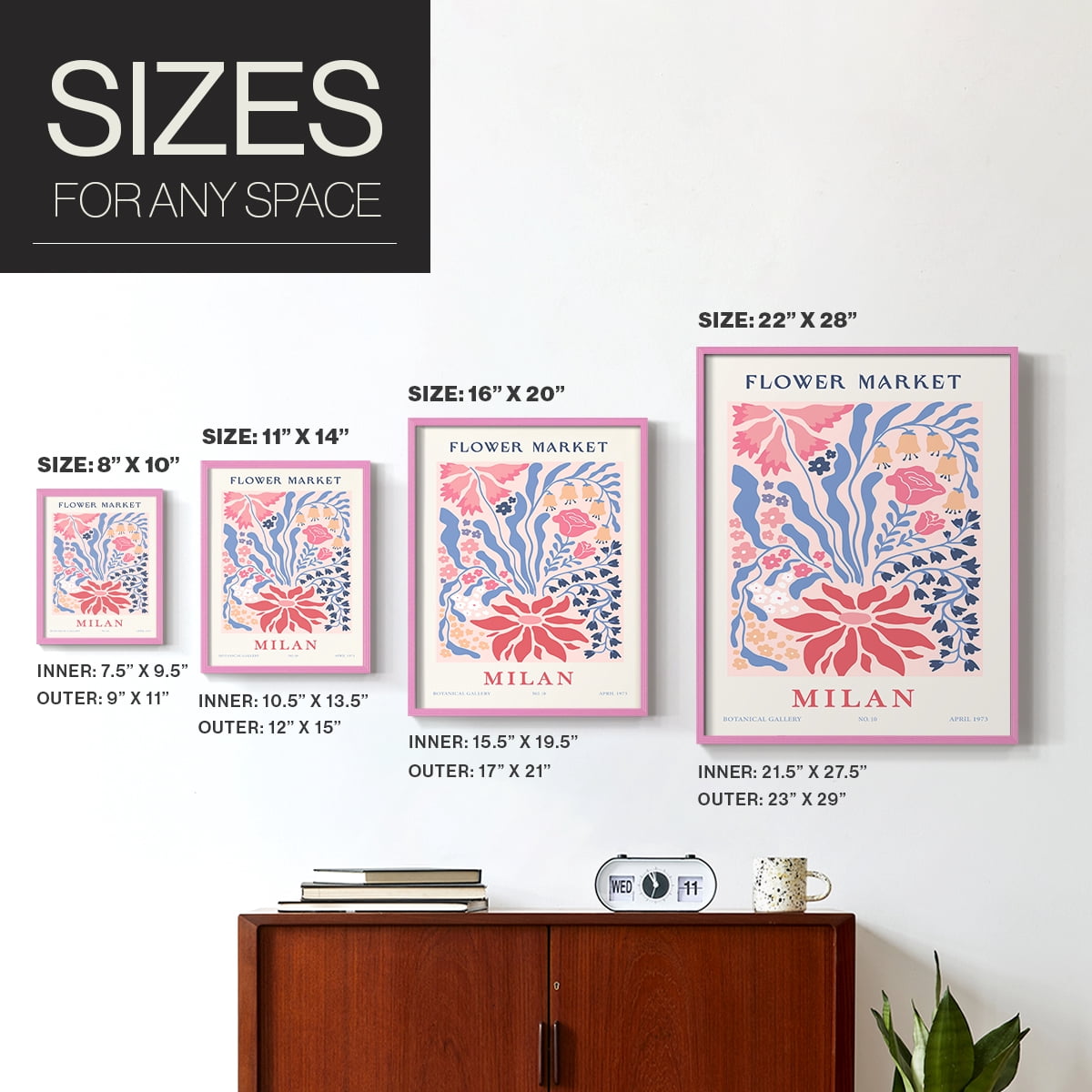 Matisse I Framed Print - Solid Wood in Single Picture Frame Solid Wood 2 Framed Print