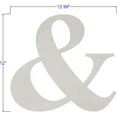 thumbnail image 2 of Pack of 1, 12 Inch x 1/8 Inch & Times New Roman Bold Wood Letters for Wood Craft Project, Children or Adult Art Work, Home and Holiday Décor and DIY Fun, Made in USA, 2 of 2