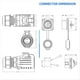 thumbnail image 2 of Conector Industrial Resistente Al Agua IP68 Conector Circular de ConexióN RáPida Conector de Carcasa Antiinterferencias (3 Pines), 2 of 5