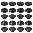 thumbnail image 1 of Uxcell Paquete de 20 Respiraderos Circulares de Soffit, 19mm/0.75 Pulgadas de Malla de Respiradero Redondo de Acero Inoxidable para Baño Hogar/ Oficina/Cocina/Armario/Guardarropa [Negro], 1 of 7