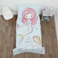 thumbnail image 5 of Everything Kids Mermaid 4 Piece Toddler Bedding Set, Pink, Girl Toddler Bed, Polyester Microfiber, 5 of 8