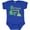 Royal Blue, variant on Inktastic My Granddad Loves Me Baby Boys Baby Bodysuit