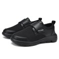 thumbnail image 6 of Men's Hook‑and‑Loop Closure Casual Walking Shoes, Mesh and Synthetic Panel Upper Comfort Footwear with Thick Cushioned Outsole for Daily All‑Day Wear, 6 of 9