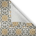 thumbnail image 6 of Ambesonne Turkish Pattern Valance & Curtain, Scroll Tiles, 55"x24", Pale Coffee White Taupe, 6 of 6