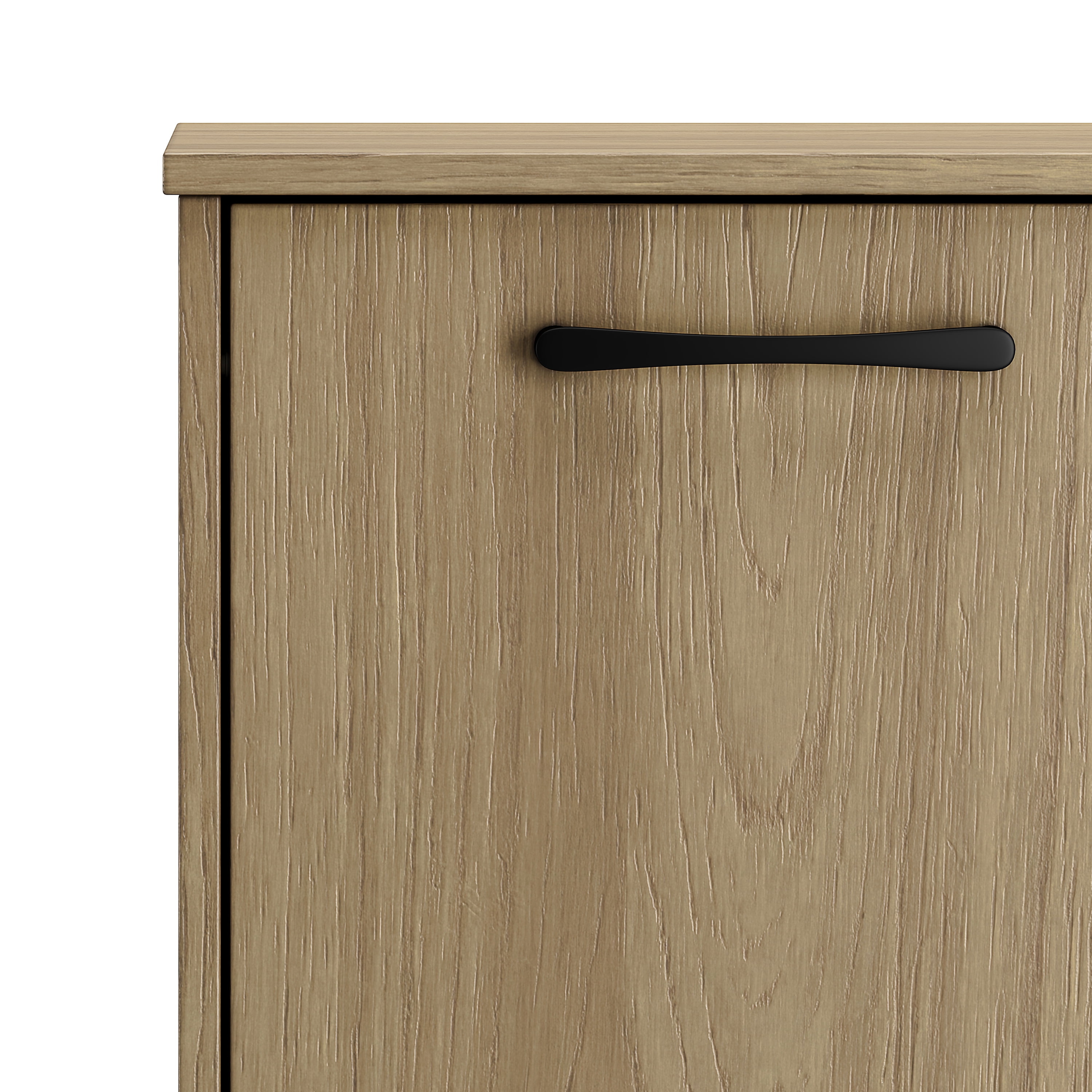 Mainstays Ardent Tilt-Out Laundry Hamper Cabinet, Euro Oak