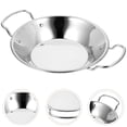 thumbnail image 1 of LEEYNEER metal cookware Cooking Pan Silver Easy to Clean 1Set  Home Cooks, 1 of 8