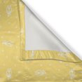 thumbnail image 6 of Ambesonne Floral Valance & Curtain, Soft Tone Small Flowers, 55"x45", White Pastel Yellow, 6 of 7