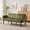 Green, variant on Historyli 75.5IN Futon Sofa Bed with Wooden Frame,3 in 1 Convertible Sleeper Sofa Couch,Vertical Pattern Mid Century Modern Loveseat,Space-Saving Couch Bed for Home,Office,Grey