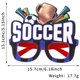 thumbnail image 2 of ¡Gran oferta! Accesorios de refuerzo, gafas con temática de fútbol, suministros para fanáticos, marcos de gafas de fotografía, 2 of 3