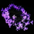 thumbnail image 3 of LINLIN Outdoor Solar String Lights,Waterproof 21ft 50 LED Fairy Blossom Lights Garden Night Light Peach Flower Decoration Light for Home,Gardens,Lawn,Patio,Weddings,Parties, 3 of 9