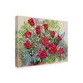 thumbnail image 2 of Trademark Fine Art 'Red Roses With Evergreens' Canvas Art by Joanne Porter, 2 of 3