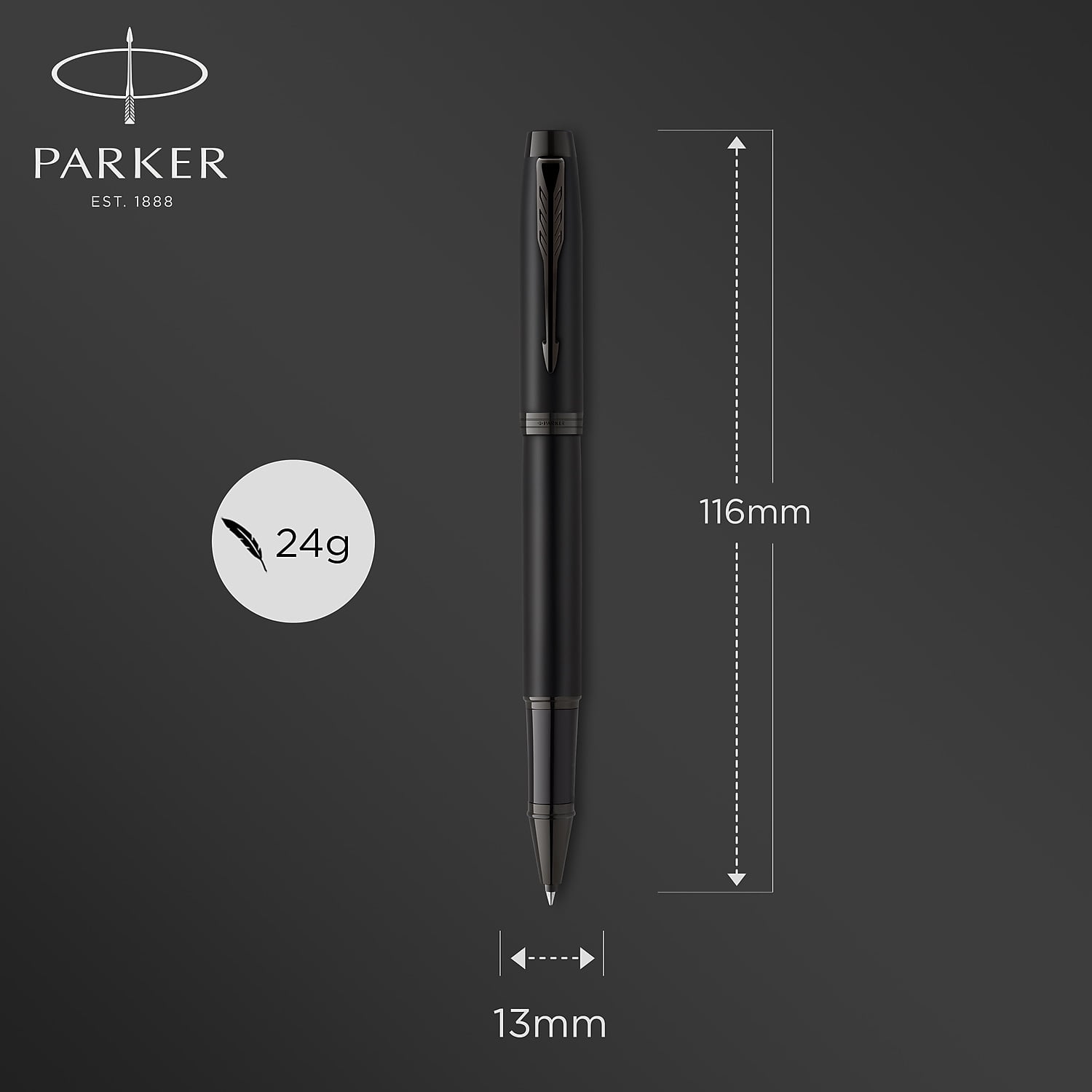 Parker IM RollerBall Pen Black Ink (2127743)