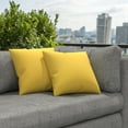 thumbnail image 4 of Sunbrella Throw Pillows Set of 2, UV Fade resistant & Water Repellent Square Throw Pillows (Inserts with Covers) for Indoor & Outdoor Use, 4 of 7