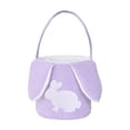 thumbnail image 2 of Cesta Tote de Conejo de Pana, Ornamento, Cesta Decorativa con Temática de Pascua, Bolsa para Almacenar Dulces y Huevos, 2 of 6