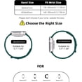 thumbnail image 3 of KOMI Thin Silicone Band Compatible with Apple Watch 41mm 38mm 40mm 45mm 42mm 44mm,Slim Narrow Replacement Sport Strap Wristband for iWatch Series SE 9 8 7 6 5 4 3 2 1 Women Men, Forest Green, 3 of 8