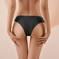 thumbnail image 4 of GEWSEY Cotton Thongs for Women Soft Low Rise Sexy Thong Ladies Panties Womens Underwear (Orange, XS), 4 of 5