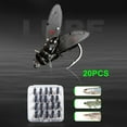 thumbnail image 3 of 20PCS Fishing Fly Lures Bait Hooks Artificial Bait with Plastic Box, 3 of 7