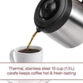 thumbnail image 4 of Wolf Gourmet WGCM100S-C Programmable Coffee Maker – 10 Cup Thermal Carafe, Built-In Grounds Scale – Stainless Steel – Refurbished Excellent – Tested & Guaranteed, 4 of 7