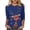 A-Blue61, variant on XIAOCHA Womens T-Shirts Reindeer And Christmas Ornament Print Crew Neck Pullover Tees Shirt Long Sleeves Loose Fit Tees Christmas Holiday Wear