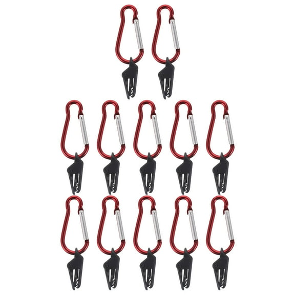 12 Sets Screw Lock Carabiner Clip Securing Tarp Clips