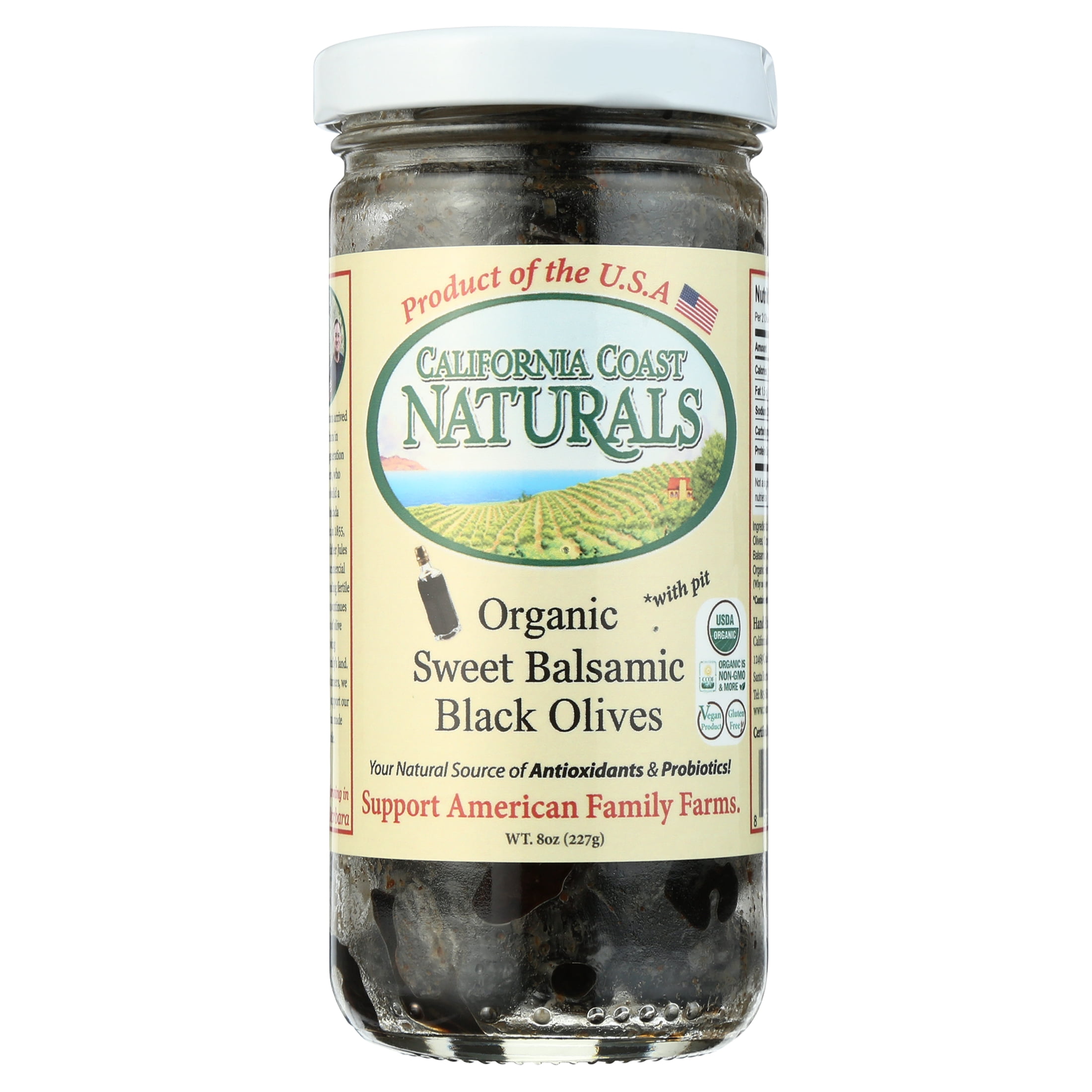 California Coasts Naturals, Sweet Balsamic Sun Dried, USDA Organic, Non GMO, 8 oz