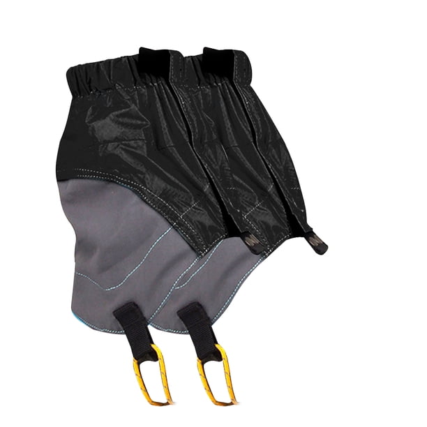 Gaiters de nieve Correr al aire libre Polvo a prueba de polvo 20D Silicon Recubierto Plaid a prueba de arañazos Snap Hook Zapatos Protección Cubierta Negro seitruly OD020012-02