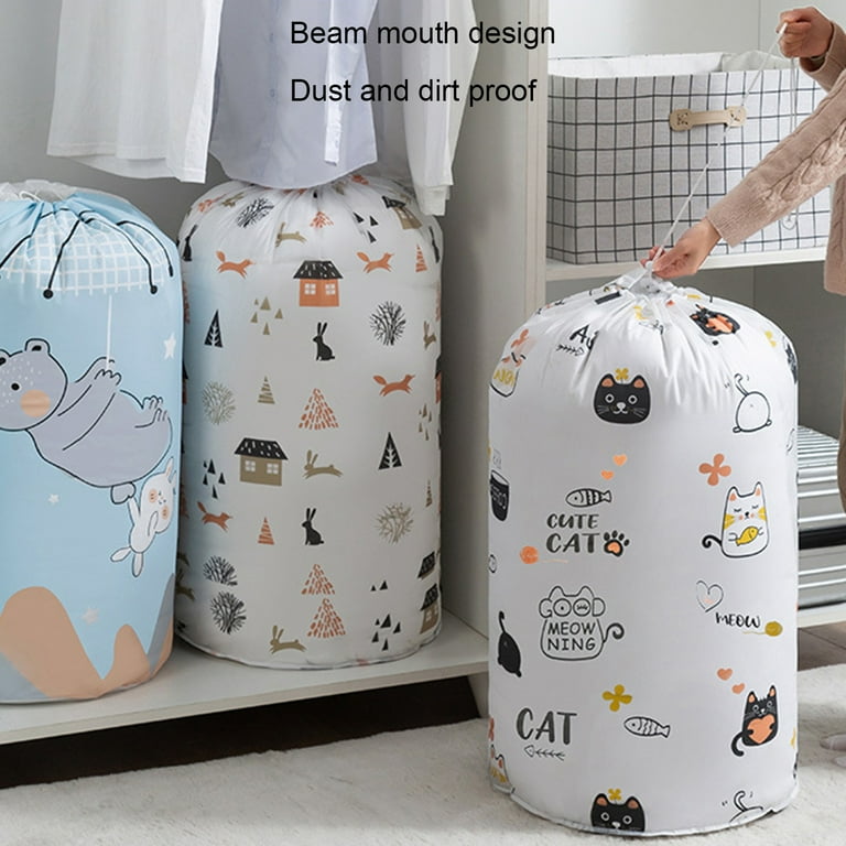 Dust Cover Big Plastic Drawstring Bags Multi-Purpose for Storage and  Keeping Luggage, Big Dolls, Blankets, Pillows, Suitcase Good for Household