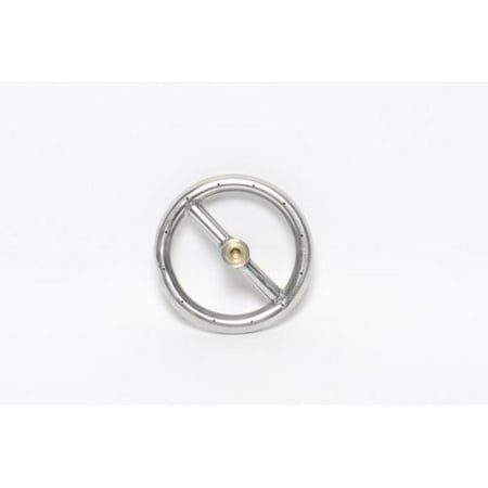 6 Single Ring Stainless Steel Fire Pit Burner With 1 2 Hub