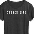 thumbnail image 3 of Instant Message - Church Girl - Women's Short Sleeve Graphic T-Shirt, 3 of 6