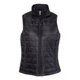 thumbnail image 1 of Independent Trading B12676505 Gilet Matelassé pour Femmes, Noir - Grand, 1 of 2