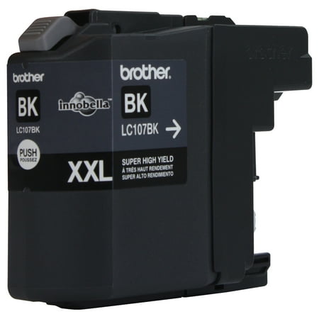 Brother LC107BK Innobella Super High-Yield Ink, Black