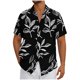 thumbnail image 1 of Mens Casual Botón Arriba Camisas Manga Corta Vintage Boliche Cuba Playa Camisas de Verano Botón Arriba, 1 of 5