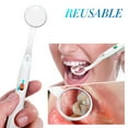 thumbnail image 2 of EIGTHTAIL Lighted Dental Mirror with Comfort Grip Handle Design Plastic for Daily 2pcs, 2 of 5