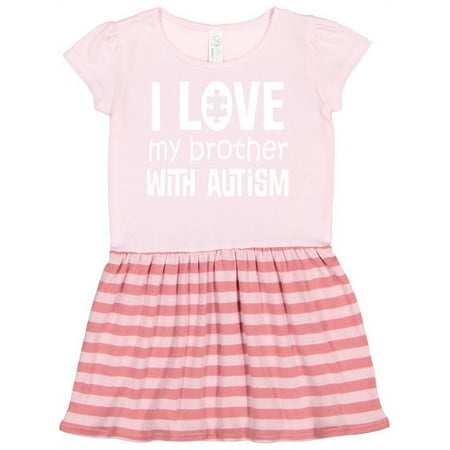 

Inktastic Autism Awareness For Brother Gift Toddler Girl Dress